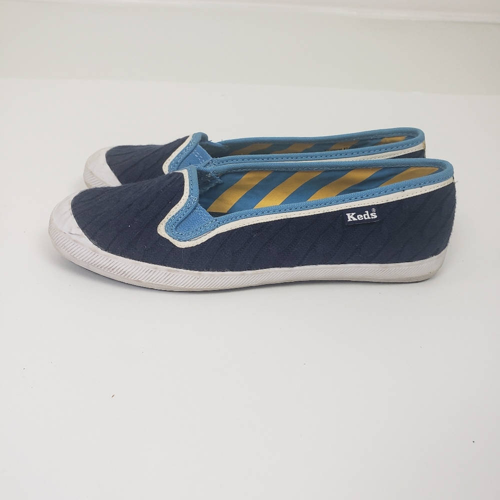 Keds Navy Blue Flat Shoes 7.5
